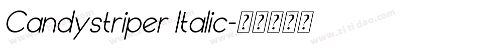 Candystriper Italic字体转换